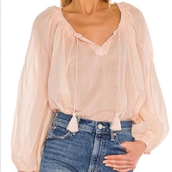 Spell of the Gypsies Honey Blouse in Peach Size Medium - Picture 2 of 9